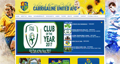 Desktop Screenshot of carrigalineunitedafc.com